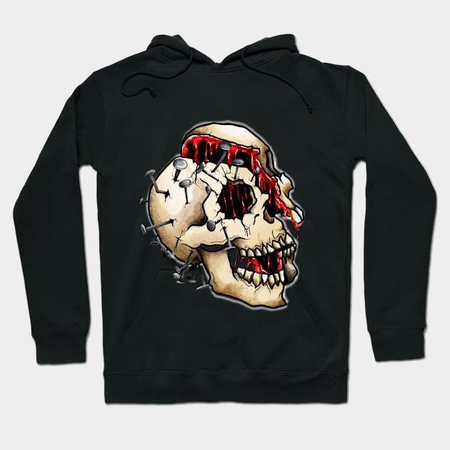 Splitting Headache Hoodie by Meggydearest